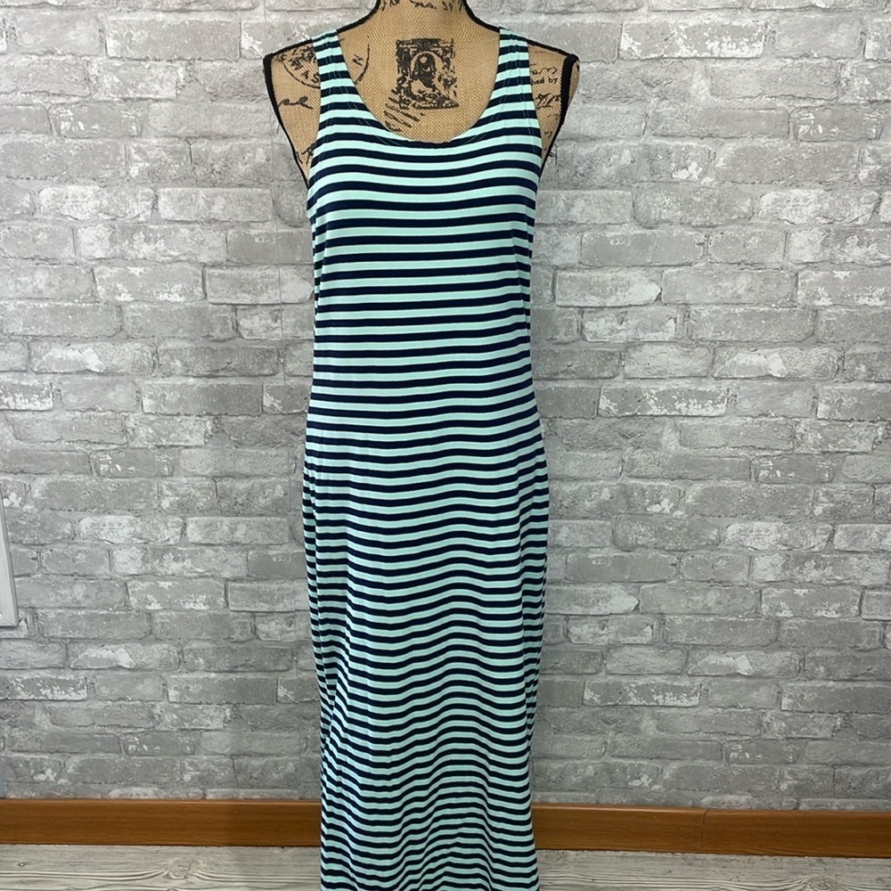Sail to Sable Striped Tank Dress